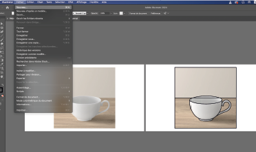 a blue and white abstract background with lines